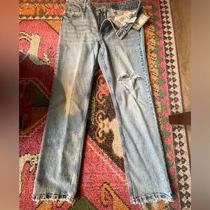 H&M Vintage Straight High Waist Jeans